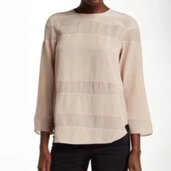 Elizabeth and James Jaqulene Silk Blouse - Size Medium - Picture 2 of 8